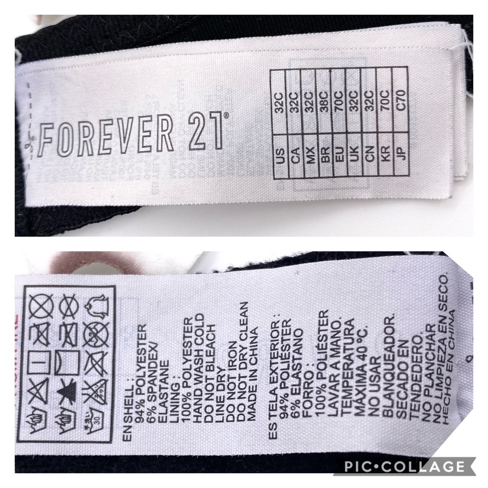 EUC Forever 21 No Underwire T-shirt Bra, 32C - Picture 9 of 10
